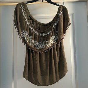 Off the shoulder shirt